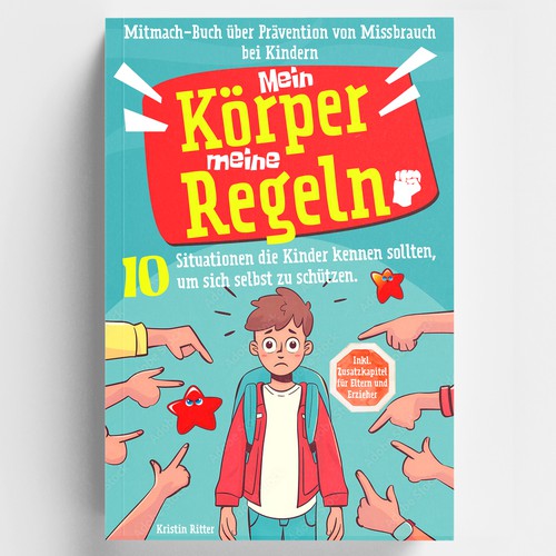 Design a beautiful book cover for a children's book about the prevention of child abuse Design by Abrar6271