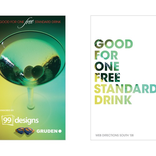 Design the Drink Cards for leading Web Conference! Design by abichuela