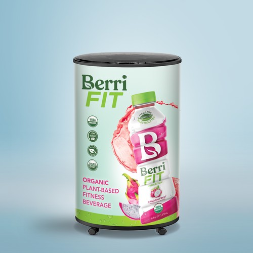 Branded Beverage Cooler Design by maxgraphic