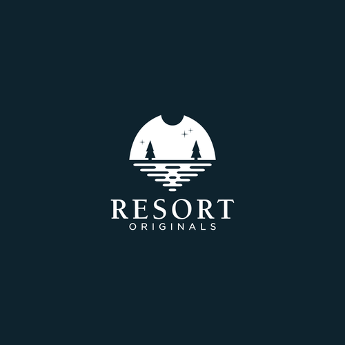 Custom Resort-Themed Apparel Logo Design Design by TUYUL_Dolar