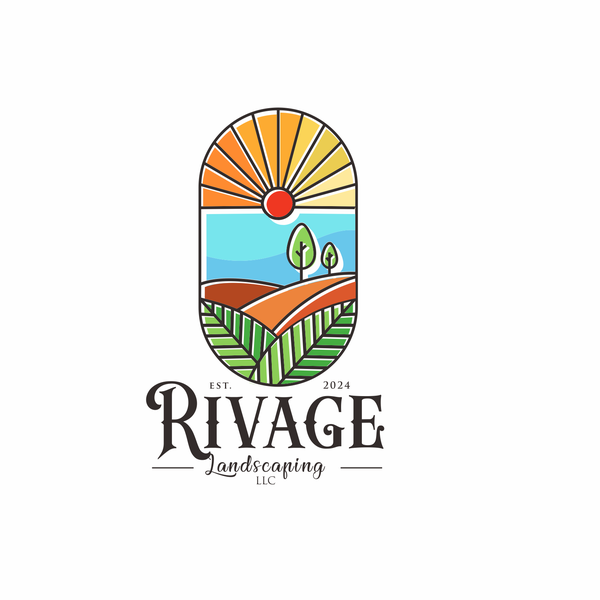 Landscaping Logo Design Badge Nature