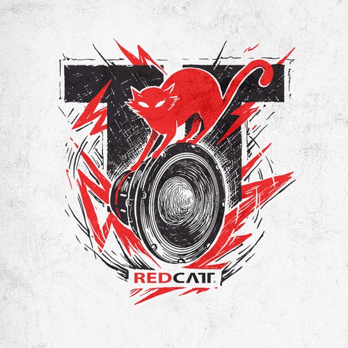 T-shirt design for audio brand Design by -Z-