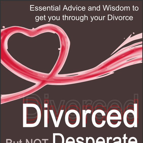 book or magazine cover for Divorced But Not Desperate Design por Yogtal