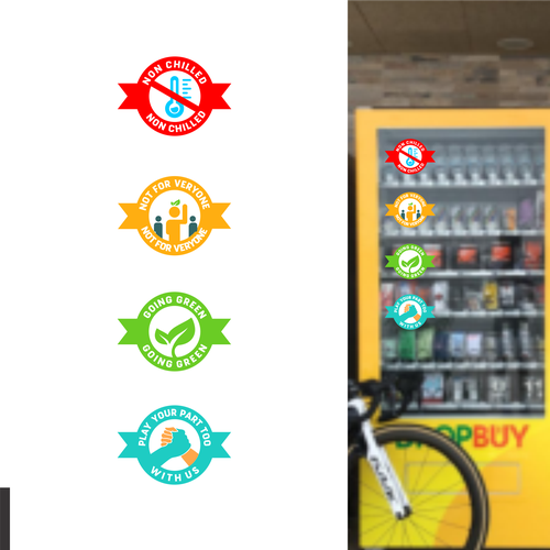 Design Logo+messaging for ECO vending Design by Elesense