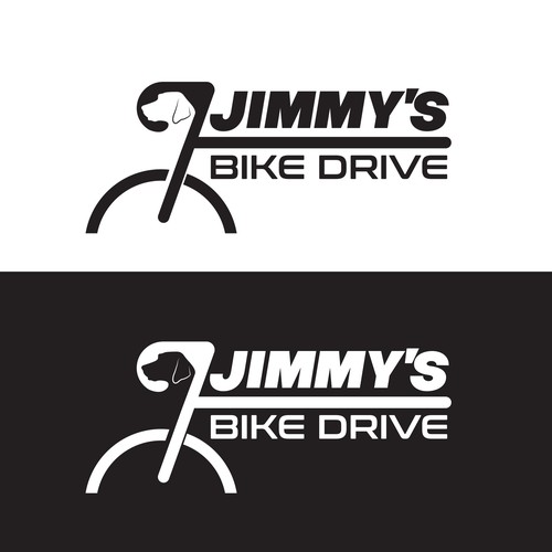 Logo for a bicycle fundraiser and somehow incorporating a black lab Design by ifux