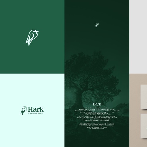 Design a Sophisticated, Organic Brand Identity for Hark Financial Group Design by EXPOinf