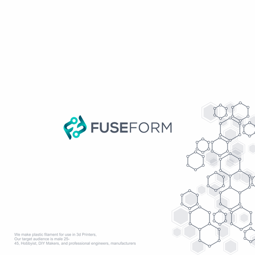 Complete Logo  and Artsy Techy identity for 3d Printer Filament company Design by deCEE