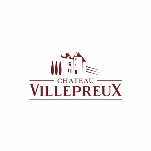 Modern new logo for French chateau and vineyard Design réalisé par desi9nart