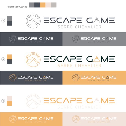 "Besoin d'un logo pour nos salles d'Escape Game" winning Logo design