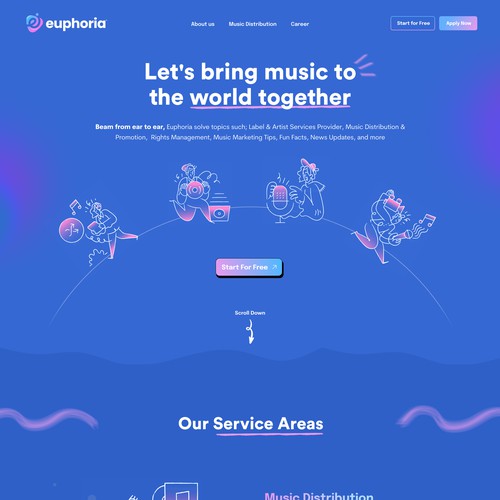 Web page design contest entry by Javier Milla