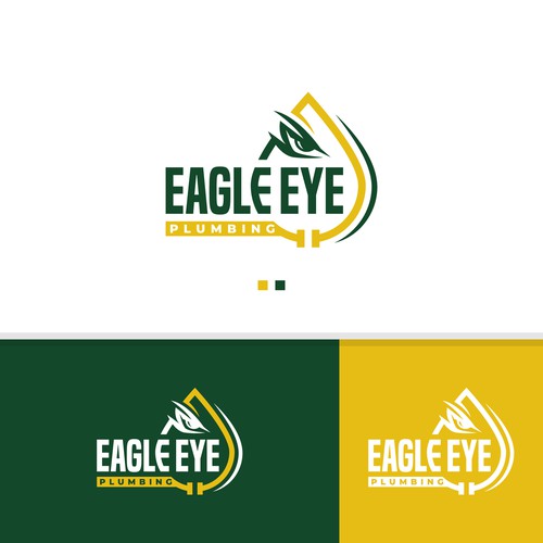 Eye catching and very marketable logo for plumbing company. The company name is Eagle Eye Plumbing Design by StudioJack