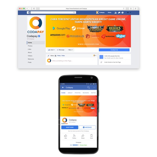 Facebook cover contest entry by Morning Glory☀