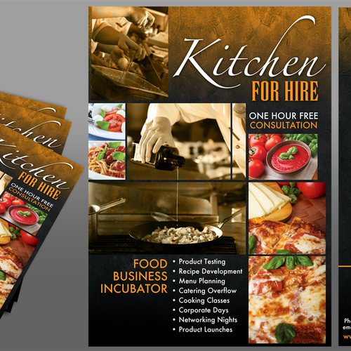 postcard or flyer for Adelaide Hills Gourmet Foods Design by PA Design Studio