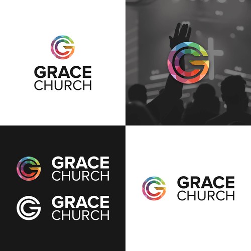 Modern and Sleek Design for Contemporary Church - Grace Church - San Diego Design by logoalley