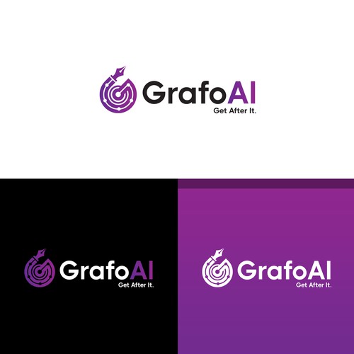 GrafoAI | Artificial Intelligence Writer Logo Design by Orbit Design Bureau