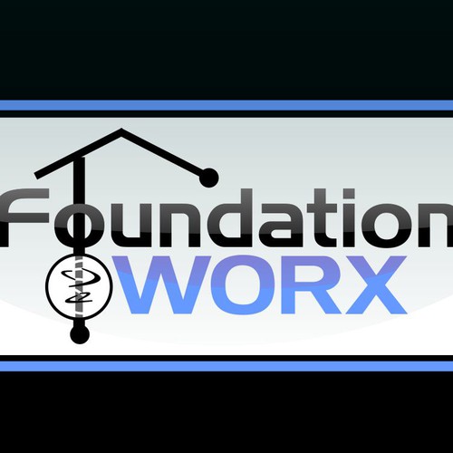 New logo for startup foundation repair comp foundation worx