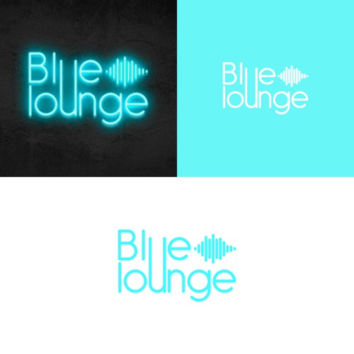 Blue lounge makeover Design by M. Castillo Design