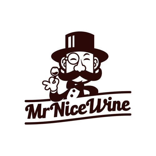 Mr Nice Wine - logo design Design by Damarkurung