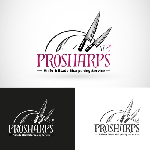 "ProSharps" Knife & Blade Sharpening Service Contest Design by Medsen Media