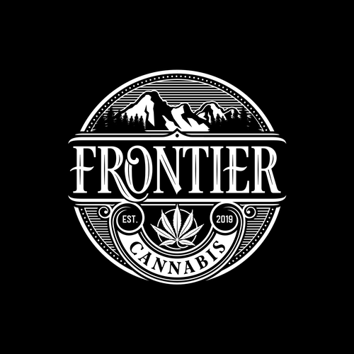 Design a West Coast Cannabis Retail Store Logo called Frontier Design by guinandra