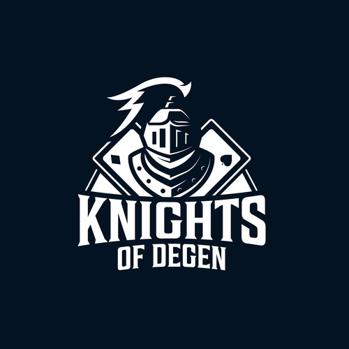 "Knights of Degen" Logo and Branding Design by Andrei Petcu