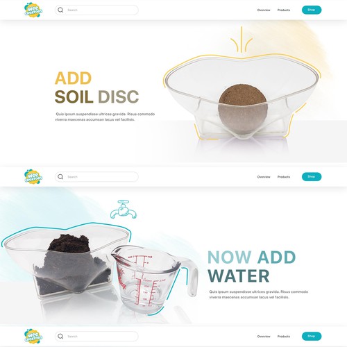 Visual Appealing landing page that shows off Kids Terrarium Toy Product Design by creatsoul