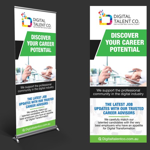 Stand Up Banner Design Design by Graphics House