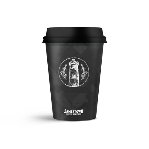 Design Coffee To-Go Cup Design for Cafe in Ghana por Plush Design