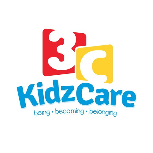 Create a modern yet bright, happy and fun logo for 3C Kidz Care Design by StruckBy