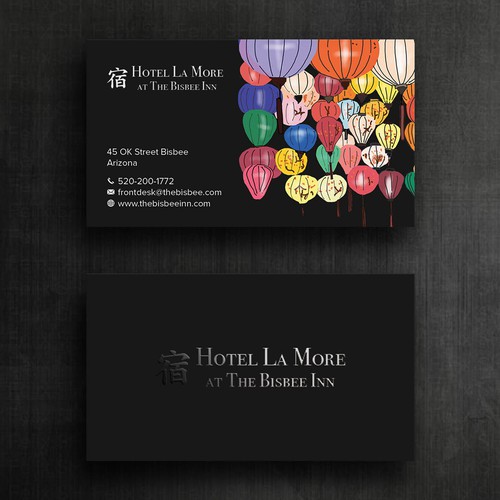 Design Business Card for Boutique Hotel di Felix SH