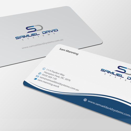 New stationery wanted for Samuel David Systems Ontwerp door ArtLeo