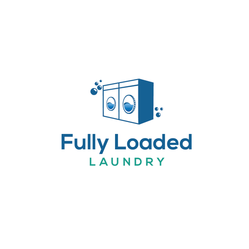 Laundromat logo design needed Design by MashaYey