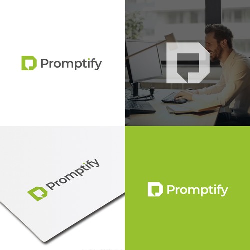 Modern, Simple and Sleek Logo for Promptify.com Design by fatboyjim