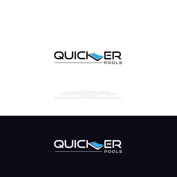 Logo Design Swimming Pool Company