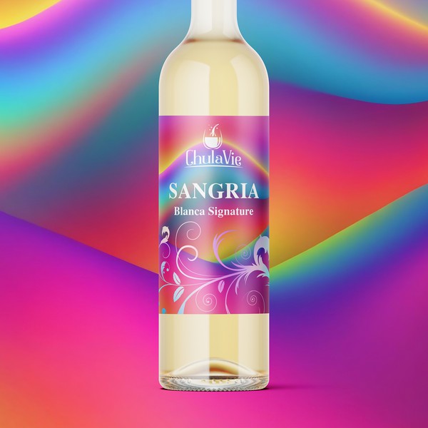 Design by Shark1@ titled "Wine label"