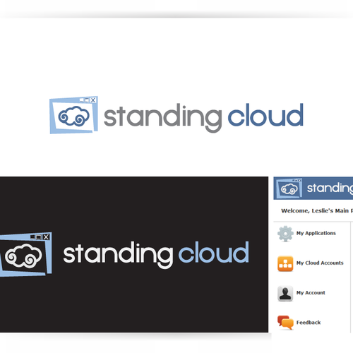 Papyrus strikes again!  Create a NEW LOGO for Standing Cloud. Diseño de papyrus.plby