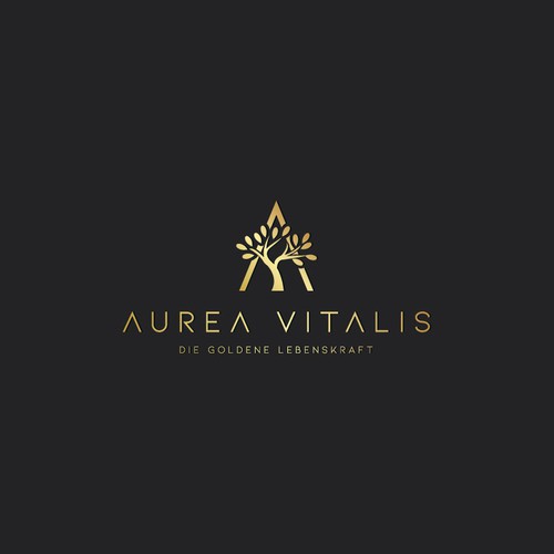 "Logo und Website für "AUREA VITALIS" - Die Goldene Lebenskraft" winning Logo & hosted website by Tevita2