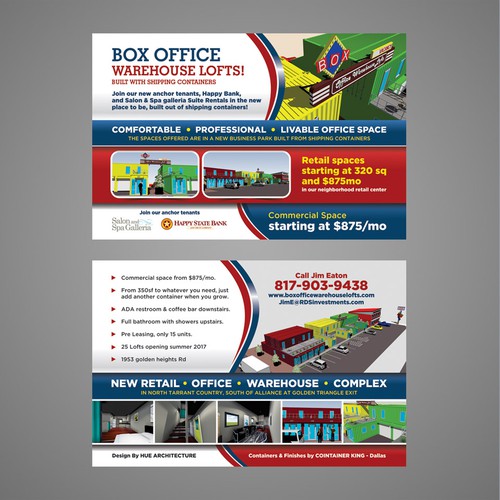 Quick Contest For Real Estate Postcard Box Office Warehouse Lofts Postcard Flyer Or Print Contest 99designs