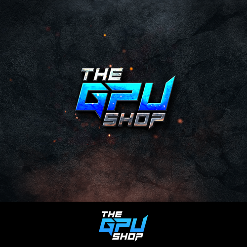 Create a futuristic logo for "The GPU Shop" Design by LivRayArt