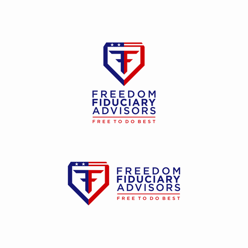 Investment company breaking away from corporate interest looking for fresh patriotic logo. Design by fakhrul afif