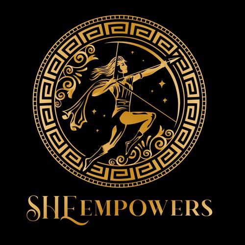 SHEempowers - luxurious design of a woman preferrably in some kind of a circle to appeal to women professionals Design by Jacob Gomes