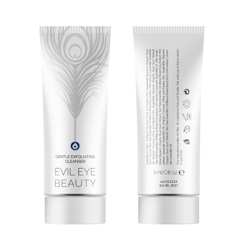 Evil Eye Beauty needs a fun & modern cosmetic tube designed. Design by bcra