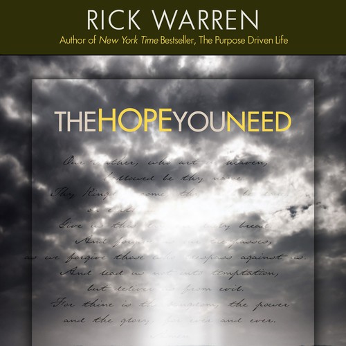 Design Rick Warren's New Book Cover Design por Jaroah