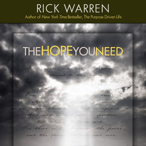 Design Rick Warren's New Book Cover Design réalisé par Jaroah