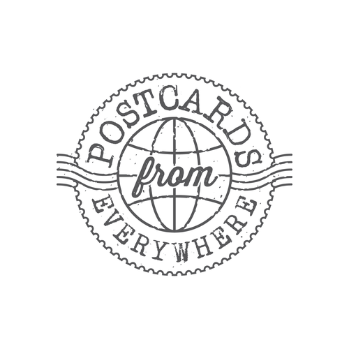Postcards from Everywhere Logo Design by Branka lvdl