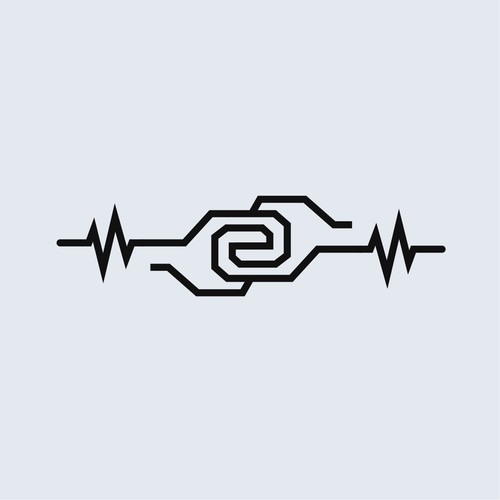 Tattoo of interlocked hands - symbolic of connection Design by vallue