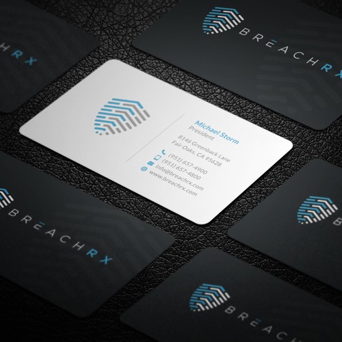 Professional B2B Card for Cyber Security Software Company Design by Galaxiya