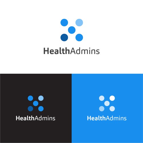 Be the designer that created the coolest healthcare software logo with Health Admins!!!! Design by Guane