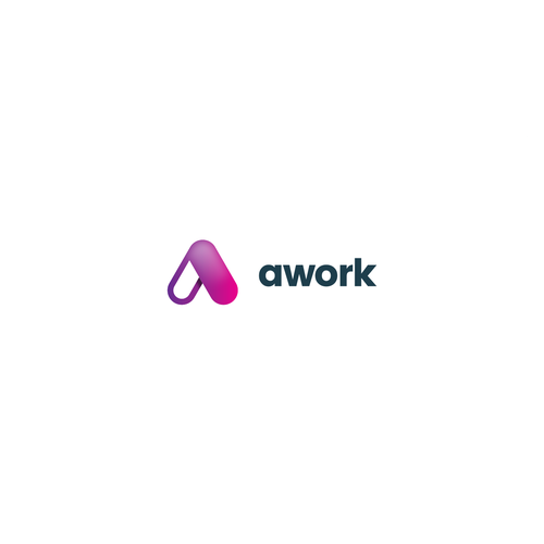 New logo for AI-based productivity software "awork" Diseño de Tomillo