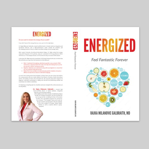 Design a New York Times Bestseller E-book and book cover for my book: Energized Design por Retina99
